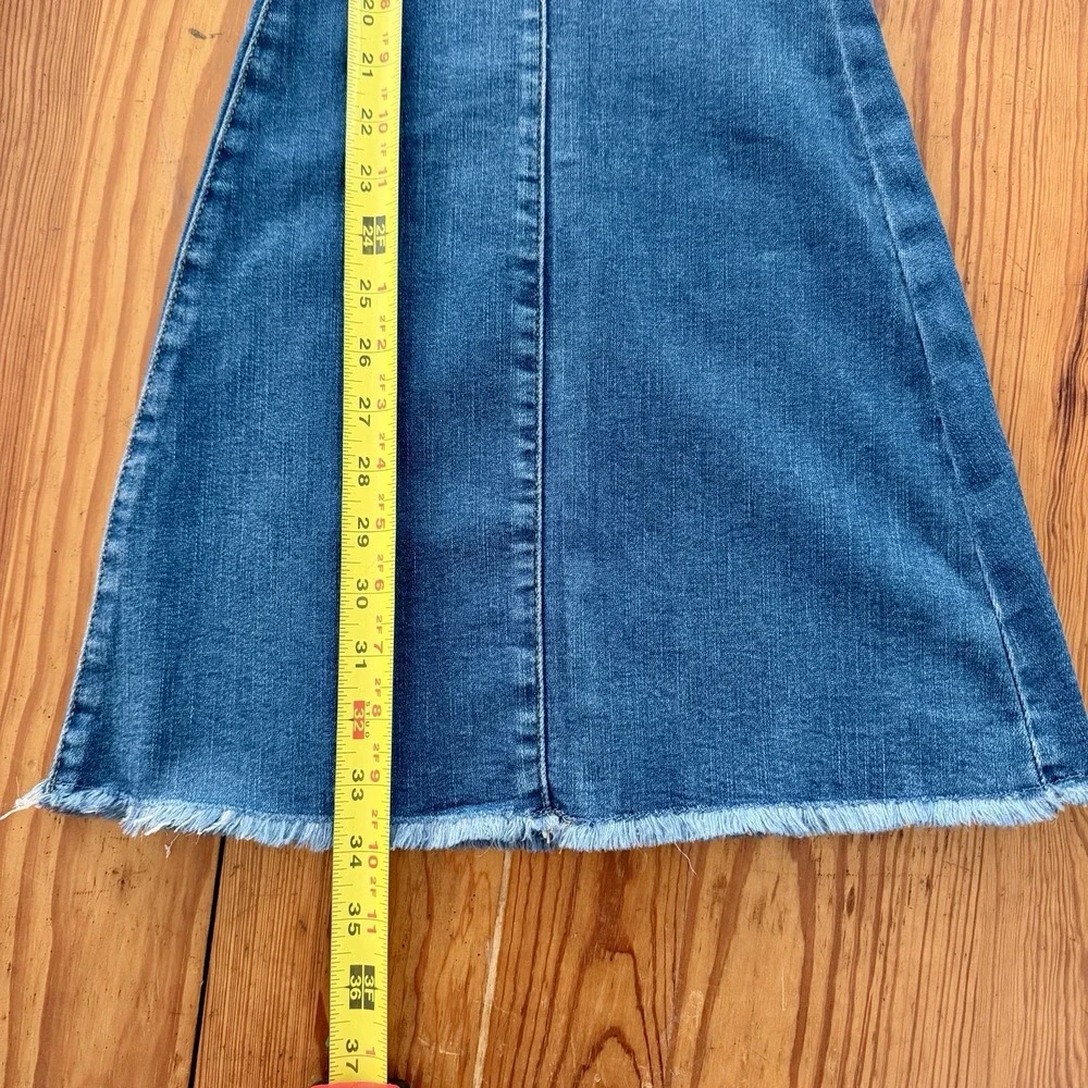 Judy Blue Super Flare Fit Jeans Raw Hem Womens 5/27 - Picture 4 of 10